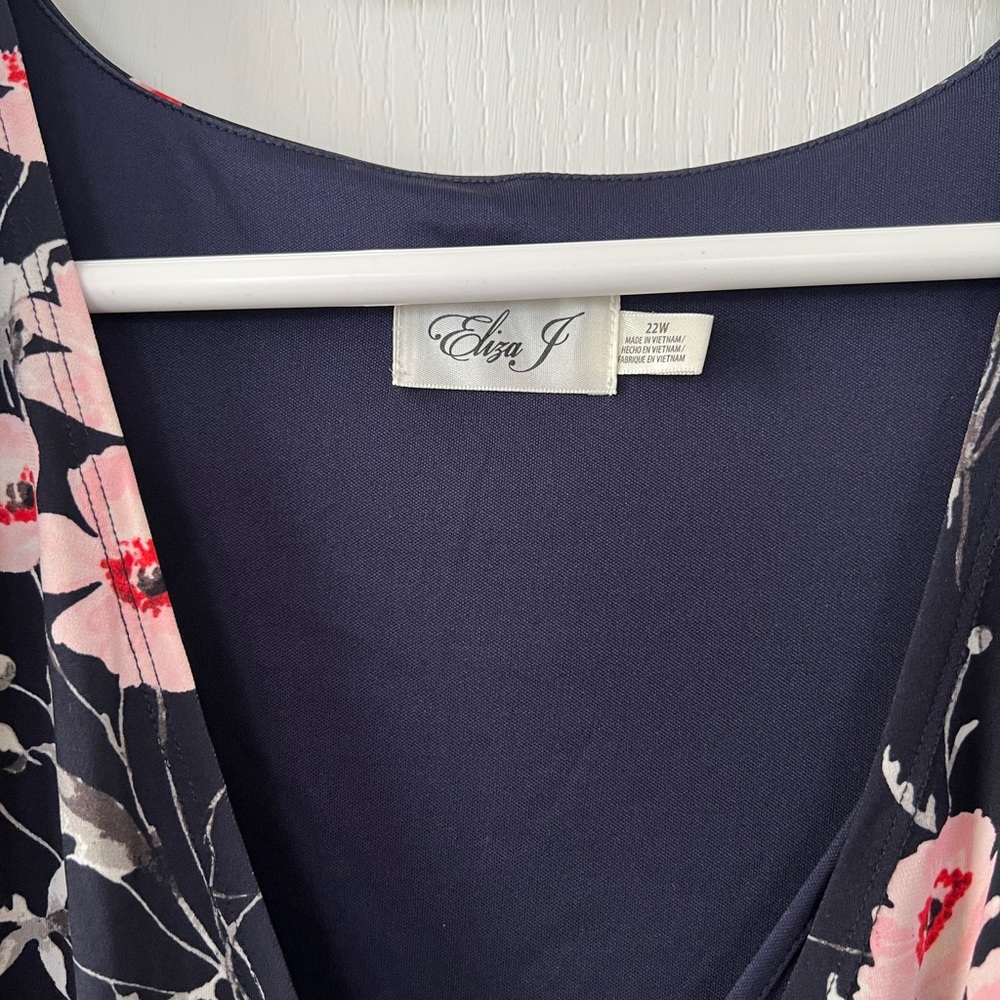 Floral print dress size 22 wide